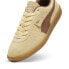 Фото #4 товара Puma Palermo Hairy 39725101 Mens Beige Suede Lifestyle Sneakers Shoes