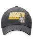 ფოტო #3 პროდუქტის Men's Charcoal Marquette Golden Eagles Slice Adjustable Hat