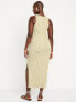 Sleeveless Racerback Maxi Dress