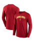 ფოტო #2 პროდუქტის Men's Maroon Arizona State Sun Devils Campus 2.0 Long Sleeve T-shirt