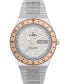 ფოტო #1 პროდუქტის Women's Q Silver-Tone Stainless Steel Bracelet Watch 36mm