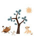 Фото #1 товара Disney Baby Lion King Adventure Tree with Simba/Timon/Pumbaa Wall Decals/Stickers by Lambs & Ivy