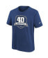 ფოტო #2 პროდუქტის Big Boys Blue Indianapolis Colts 40th Anniversary T-shirt