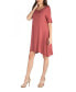 Фото #3 товара Платье женское 24seven Comfort Apparel с мягким фасоном и деталями кармана