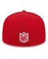 Фото #2 товара Men's Scarlet San Francisco 49ers Active Ballistic 59FIFTY Fitted Hat