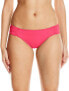 Фото #1 товара La Blanca Women's 236744 Goddess Shirred Hipster Bikini Bottom Swimwear Size 14