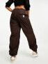 Фото #5 товара Obey mina parachute trousers in brown