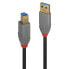 Фото #3 товара Lindy 5m USB 3.2 Type A to B Cable - Anthra Line - 5 m - USB A - USB B - USB 3.2 Gen 1 (3.1 Gen 1) - 5000 Mbit/s - Black