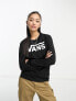 Фото #1 товара Vans long sleeve t-shirt with large logo in black