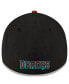 Фото #2 товара Men's Black, Red Arizona Diamondbacks Road Team Classic 39THIRTY Flex Hat