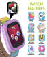 V3 Girls Purple Silicone Smartwatch 42mm Gift Set
