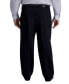 Фото #2 товара Men's Big & Tall Iron Free Premium Khaki Classic-Fit Pleated Pant