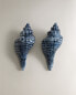 Conch shell salt and pepper shaker set Синий, 8.2 x 2.8 x 4 cm - фото #4