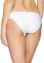 Luli Fama Women's 180128 White Swimsuit Bikini Bottom size Medium