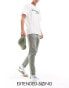 Фото #1 товара ASOS DESIGN tapered washed chino in light khaki