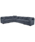 Фото #3 товара Radley 5-Pc Fabric Sectional with Apartment Sofa, Created for Macy's