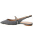 Фото #3 товара Stuart Weitzman Crystalline Mesh Slingback Flat Women's