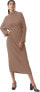 Dámské šaty VMWIELD Slim Fit 10296782 Brown Lentil