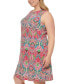 ფოტო #3 პროდუქტის Plus Size Printed A-line Dress