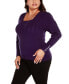 Plus Size Square Neck Sweater