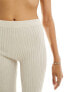 ONLY loose fit knitted trouser co-ord in beige