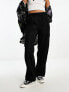 Фото #7 товара Only wide leg cargo trousers in black