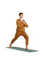 Yoga Base Training Aeroready Full-zip Fermuarlı Kapüşonlu Erkek Sweatshirt Kahverengi Ic7289