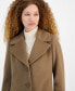 ფოტო #4 პროდუქტის Women's Single-Breasted Faux-Fur-Collar Maxi Coat