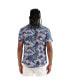 ფოტო #3 პროდუქტის Men's EcoLiva Blue & Lavender Contrast Landscape Shirt