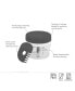 Фото #4 товара Chop N’ Spin Mini Garlic Chopper