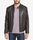 Marc New York Men's Leather Moto Jacket Espresso XL