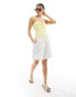 Фото #4 товара River Island knot bandeau top in light yellow