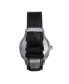 Фото #2 товара Часы Heritor Bradford Leather Silver & Black 43mm