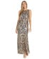 Фото #1 товара Women's Sleeveless Sequined Gown