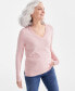 Women's V-Neck Sweater, Created for Macy's