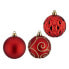 Красные новогодние шарики из пластика Ø 6 см 6 штук Krist+ Christmas Baubles PVC Ø 6 cm 6 Units Red Plastic - фото #1