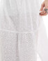 Daisy Street relaxed boho maxi dress in white broiderie