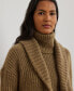 Women's Rib-Knit Shawl-Collar Cardigan