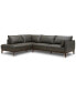 Фото #1 товара Jollene Leather 2-Pc. Sectional with Chaise, Created for Macy's