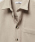 Фото #7 товара Men's Regular-Fit Pocket Detail Overshirt