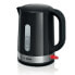 Фото #1 товара Электрический чайник BOSCH TWK6A513 Чёрный Пластик/Нержавеющая сталь 2200 Вт 1,7 л