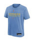 Big Boys and Girls Sky Blue Chicago Sky On Court Legend Essential Practice T-shirt