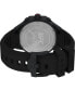 ფოტო #2 პროდუქტის UFC Men's King Analog Black Silicone Watch, 45mm