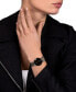 ფოტო #5 პროდუქტის Women's Swiss Florence Classic Diamond (1/20 ct. t.w.) Two-Tone Stainless Steel Bracelet Watch 30mm