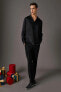 Фото #1 товара Рубашка мужская Koton Classic черная