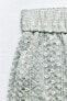 Фото #4 товара Шорты с ажурной вышивкой ZARA
