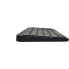 Drahtloses schwarzes Tastatur-Mauspaket SLIM