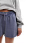 Фото #3 товара ASOS DESIGN sweat runner short in washed blue