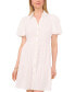 Women's Puff-Sleeve Fit & Flare Shirtdress