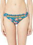 Фото #1 товара Nanette Lepore Women's 184890 Shirred Side Hipster Bikini Bottom Swimwear Size 6